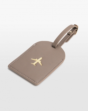 Bagagemærkat med plads til kontaktoplysninger