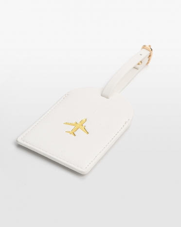 Bagagemærkat med plads til kontaktoplysninger