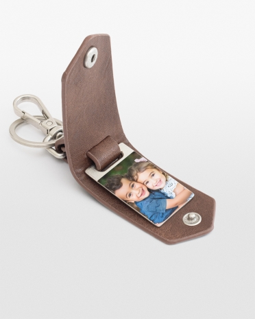 Nøglering med billede til far eller bedstefar