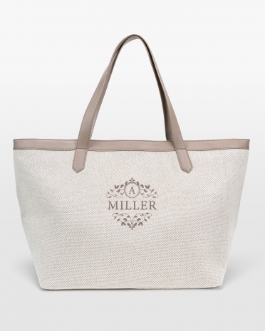 Strandtaske med navn