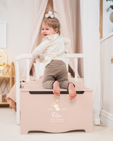 Dåbskiste til børn med personlig markering