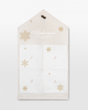 adventskalender til gaver med personligt tryk