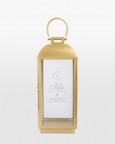 Personlig lyslygte til dåb