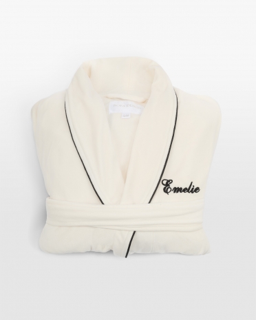 Personlig morgenkåbe med navn