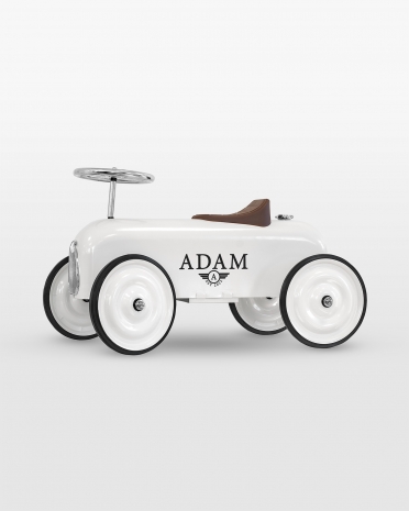 Holdbare sparkbiler med navn til børn.