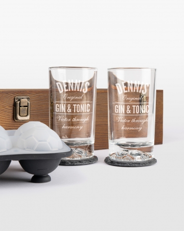 High ball glas med navn