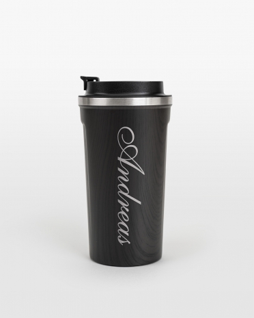 Termokop, der graveres med valgfrit navn