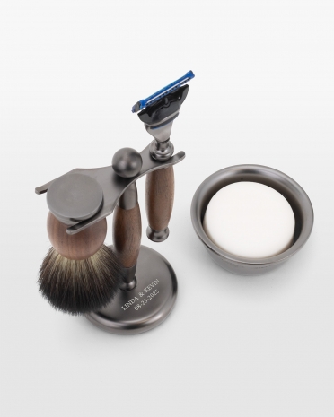 Barberingssæt med gravering