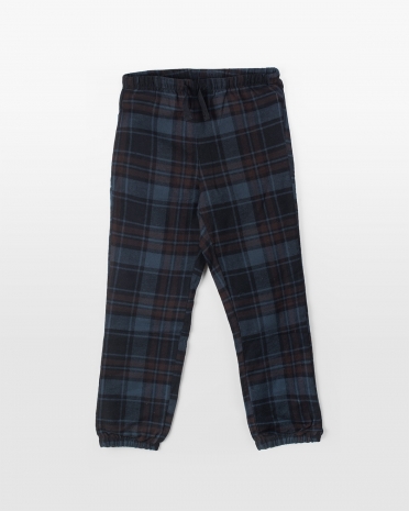 Pyjamasbukser i flannel, til børn