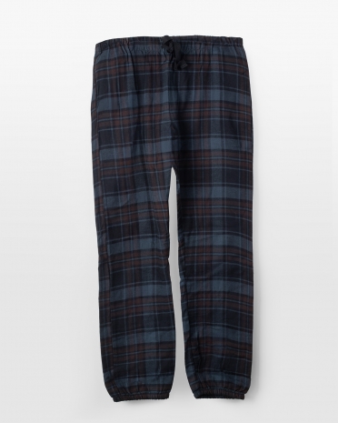 Marineblå pyjamasbukser i flannel