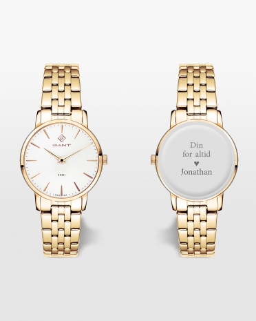 Personligt graveret ur til hende