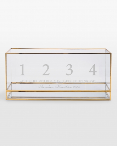 Personlig adventsstage med gravering