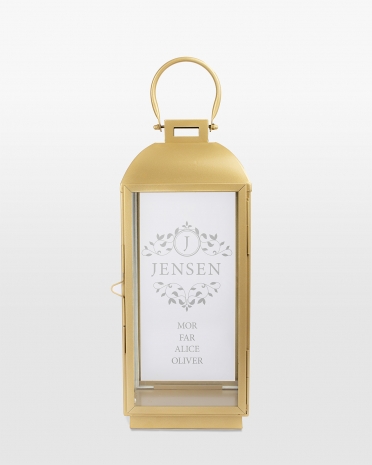 Klassisk bryllupsgave med navn