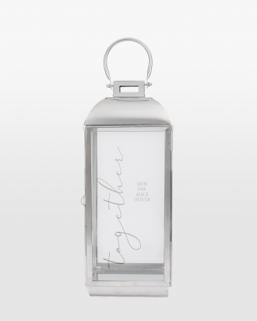 Lanterne med egen tekst