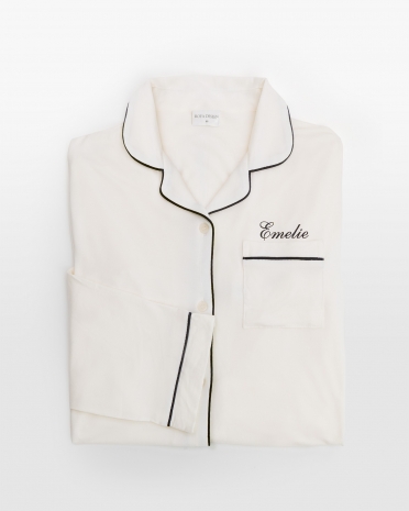 Natkjole til dame med navn