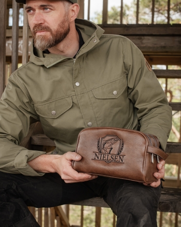 toilettaske med navn i jagttema