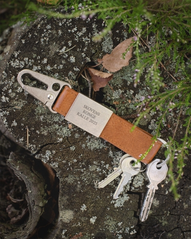 Nøglering med jagtmotiv