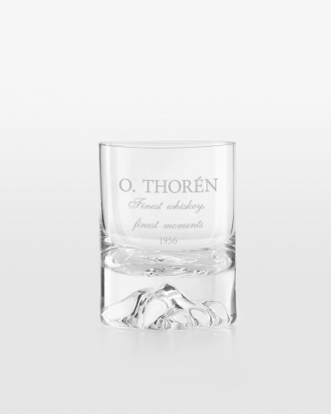 Whiskyglas, der graveres med valgfrit navn og citat