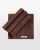 Brune dekorationsservietter i velour