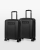 2-pak sorte håndbagagetasker til bryllupsrejsen