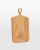 Serveringsbræt i eg graveret med valgfrit navn, titel og årstal