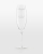 Champagneglas med personlig gravering til brudepige