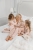 rosa matchende pyjamaser med navn