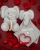 Elefant-krammetæppe og bidering med navn til Valentinsdag