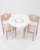 Bord & stole med navn Pink - Dream
