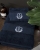 Håndklæde med navn Navy - Lounge