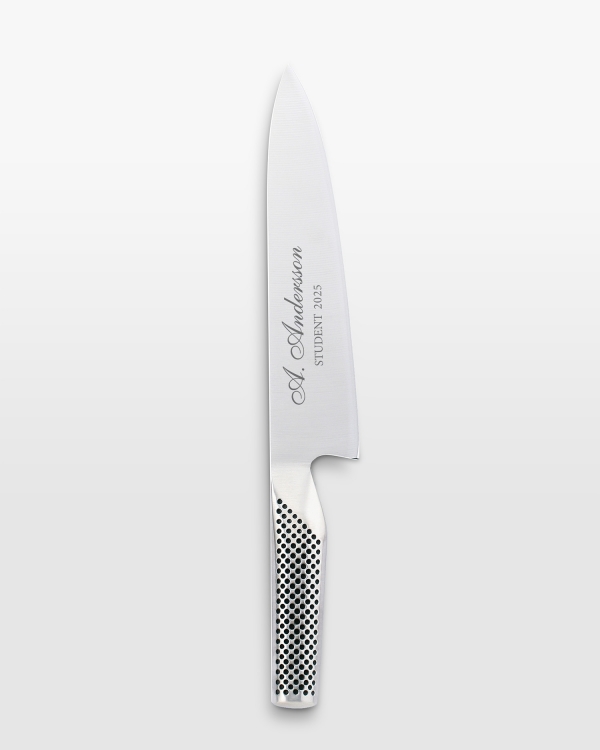 Kokkekniv G-2 med personlig gravering fra Global