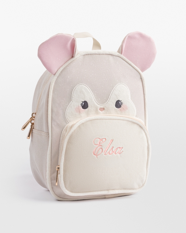 Børnerygsæk med navn til pige
