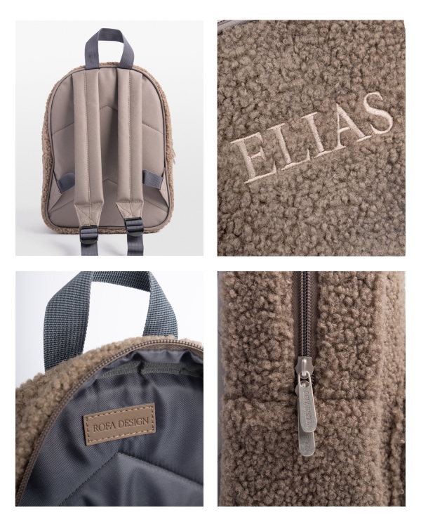 Personlig rygsæk med navn