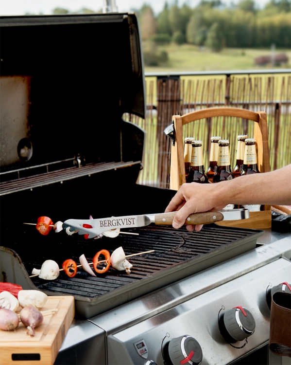 Grillredskaber med personlig gravering