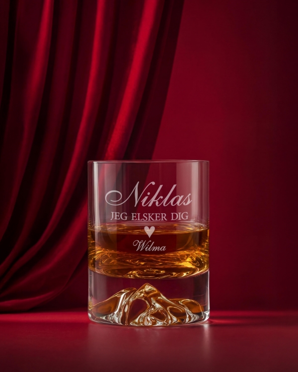 Personligt graverede whiskyglas