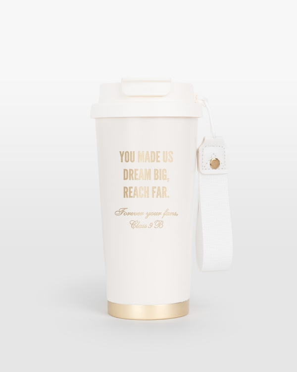 Termokrus med personlig tekst til lærer