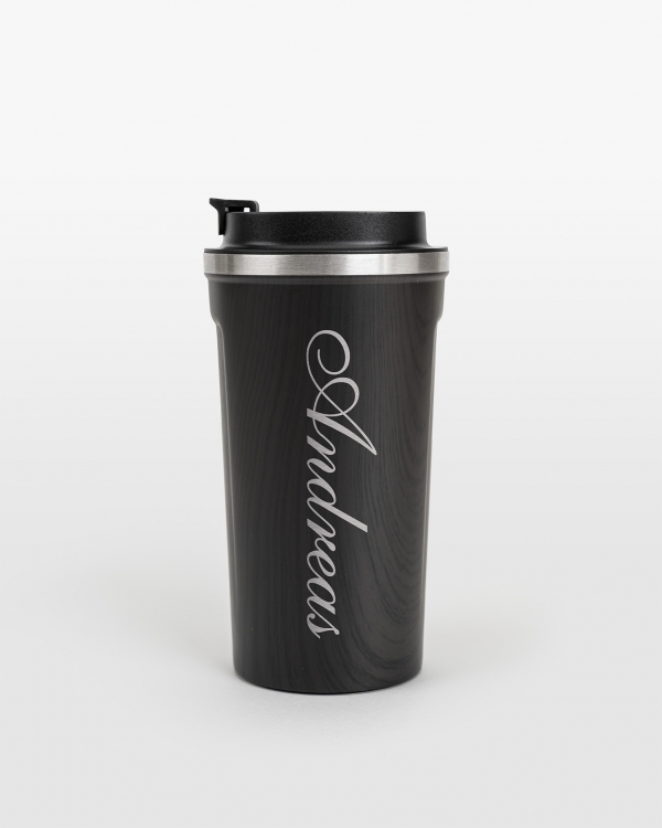 Termokop, der graveres med valgfrit navn