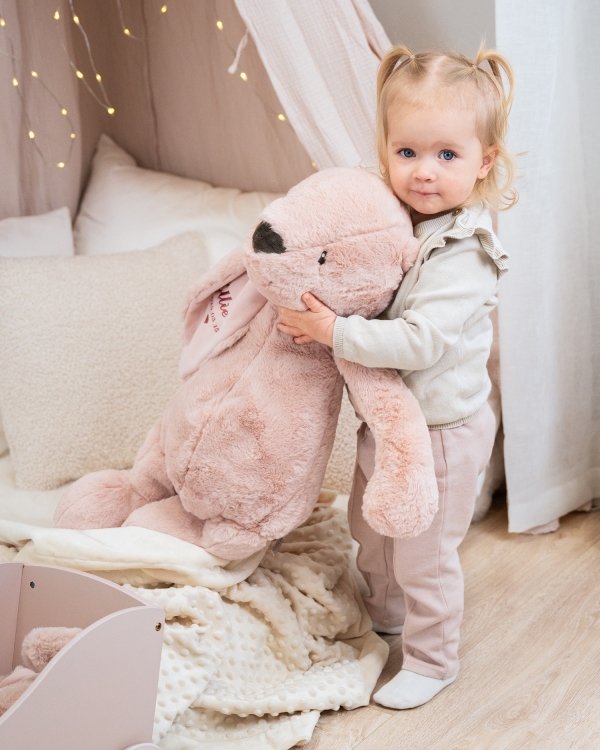 Stor bamsekanin med personlig broderi