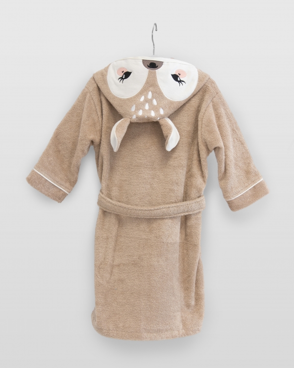 Badehåndklæde med hætte og navn – Nordic Deer