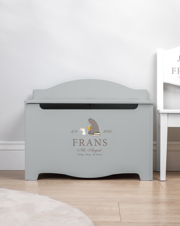 Trækiste til opbevaring til børneværelset