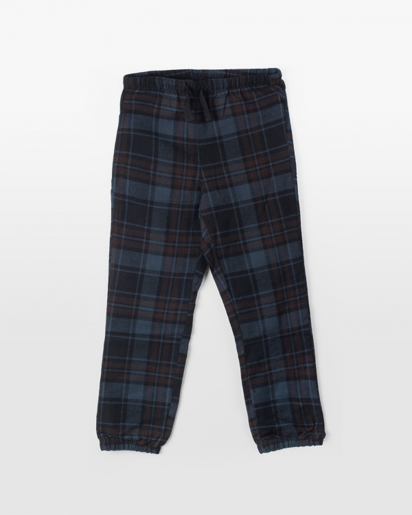 Pyjamasbukser i flannel, til børn