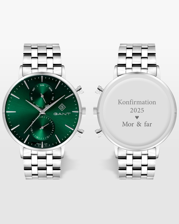 Personligt graveret ur til bekræftelse