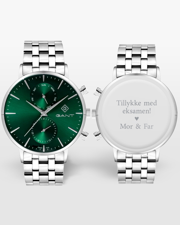 Gaveur til dimission med navn og tillykke