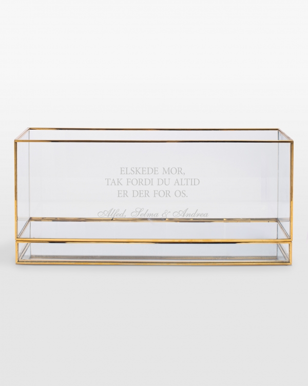 lyslygte med navn - personlig gave til mor