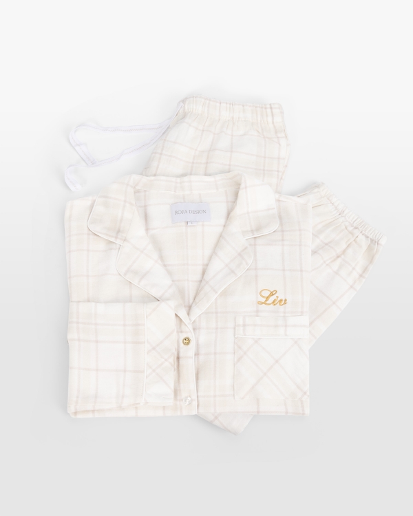 Hyggelig flannelpyjamas til børn