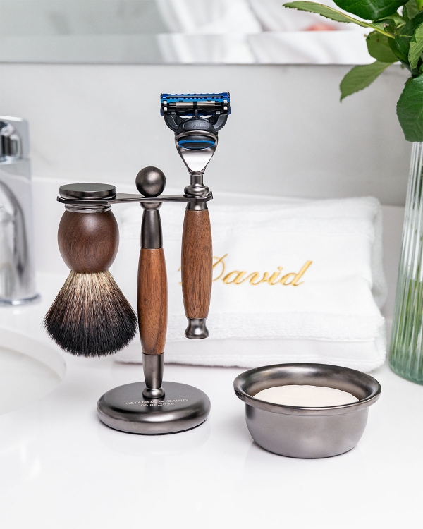 barbersæt med personlig gravering